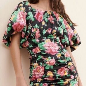 🎉HP🎉For Love & Lemons Jolie Mini Ruched Dress. Size XS